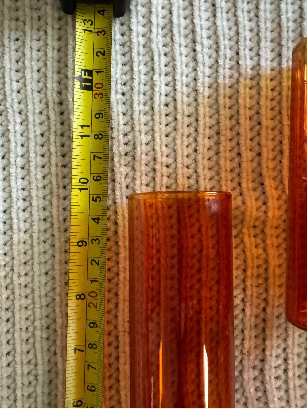 Amber Tall Stem Champagne Flutes - Set of 6